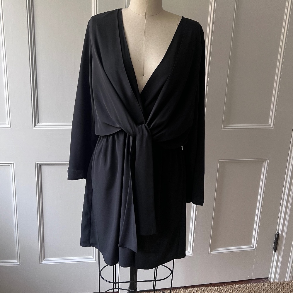 Topshop Tiffany Knot Mini Dress